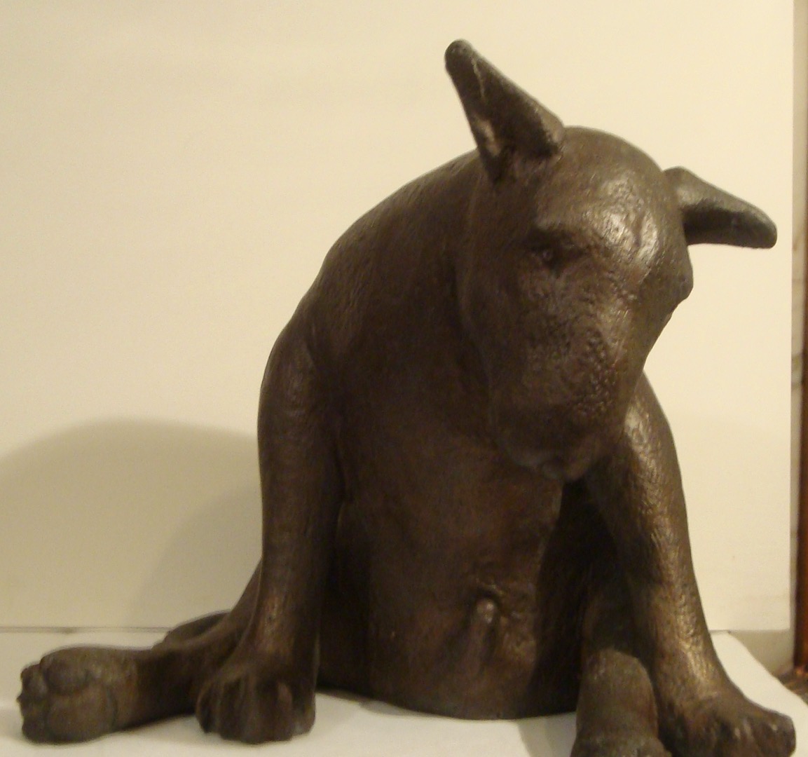 Bob the dog in bronze
