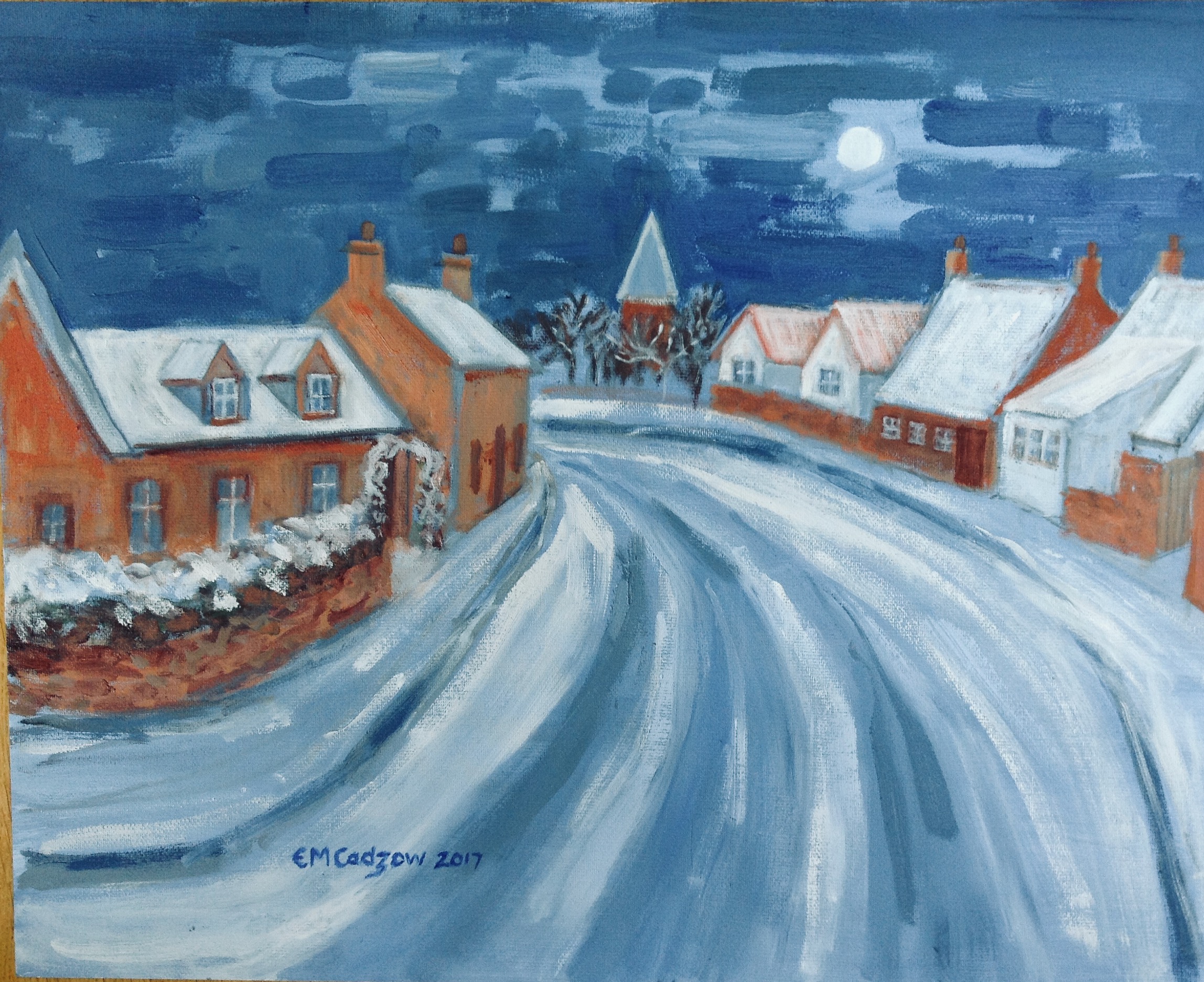 Garvald wintry street