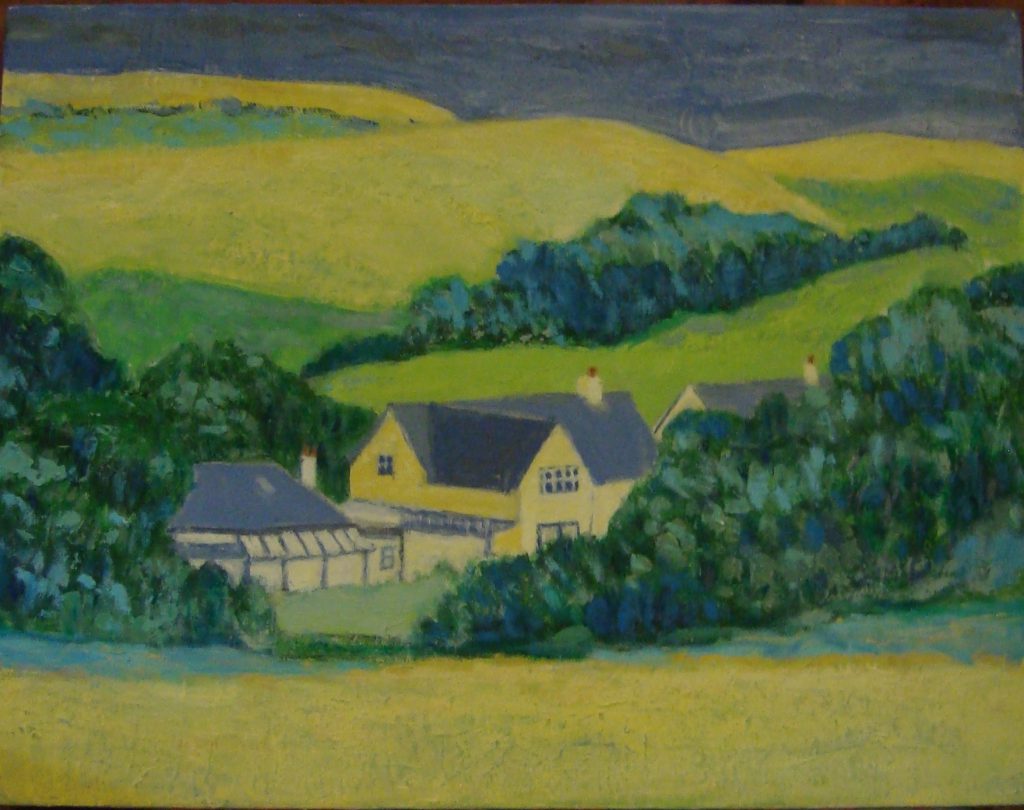 Garvald house in trees
