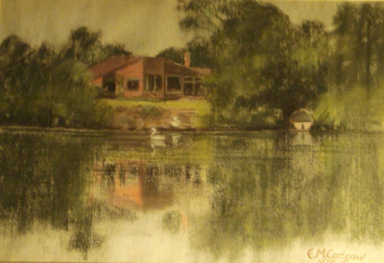 The Swannery on the pond