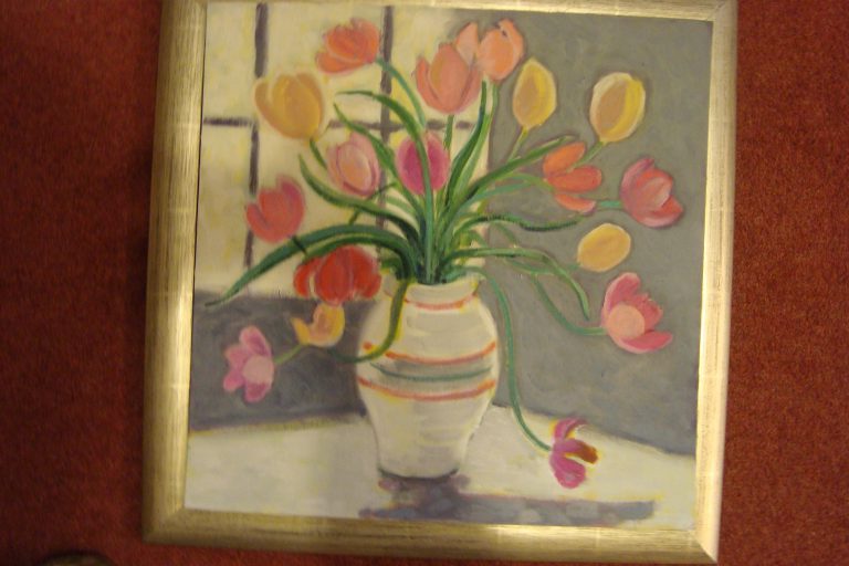 Tulips in vase