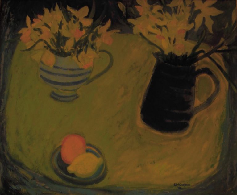 Daffodils in jugs