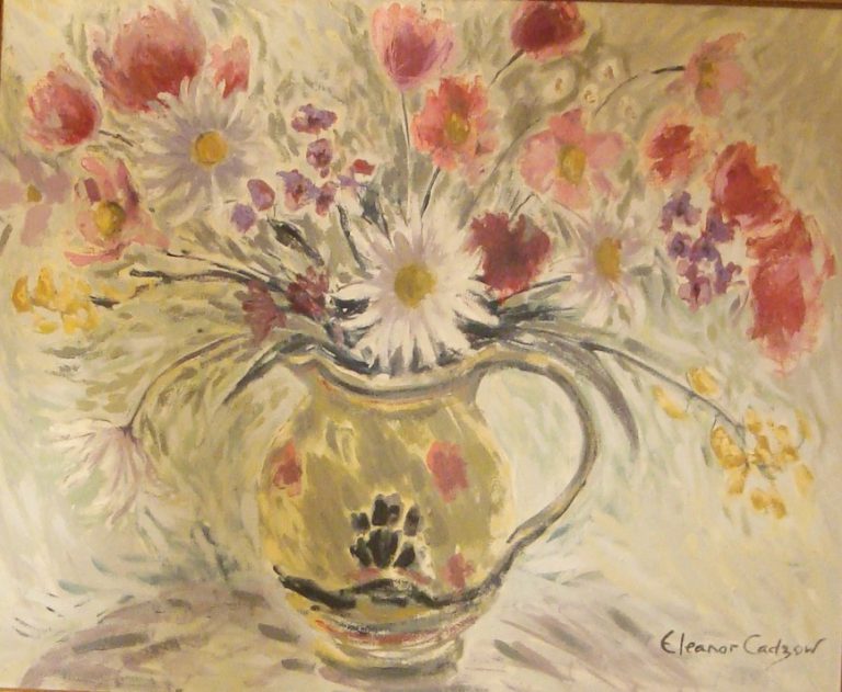 Flowers in jug