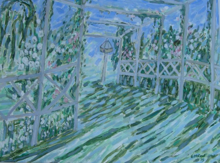 Garvald garden rose trellis