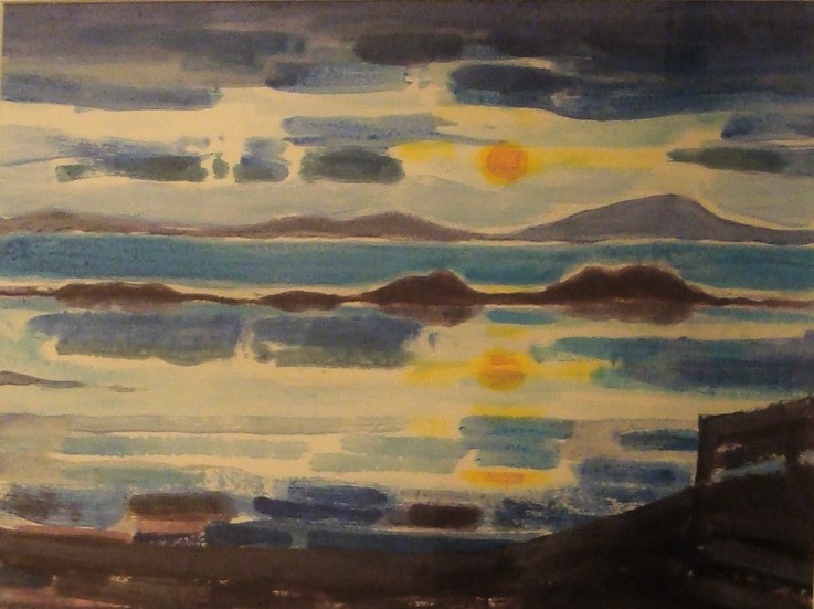 Sunset from Easdale