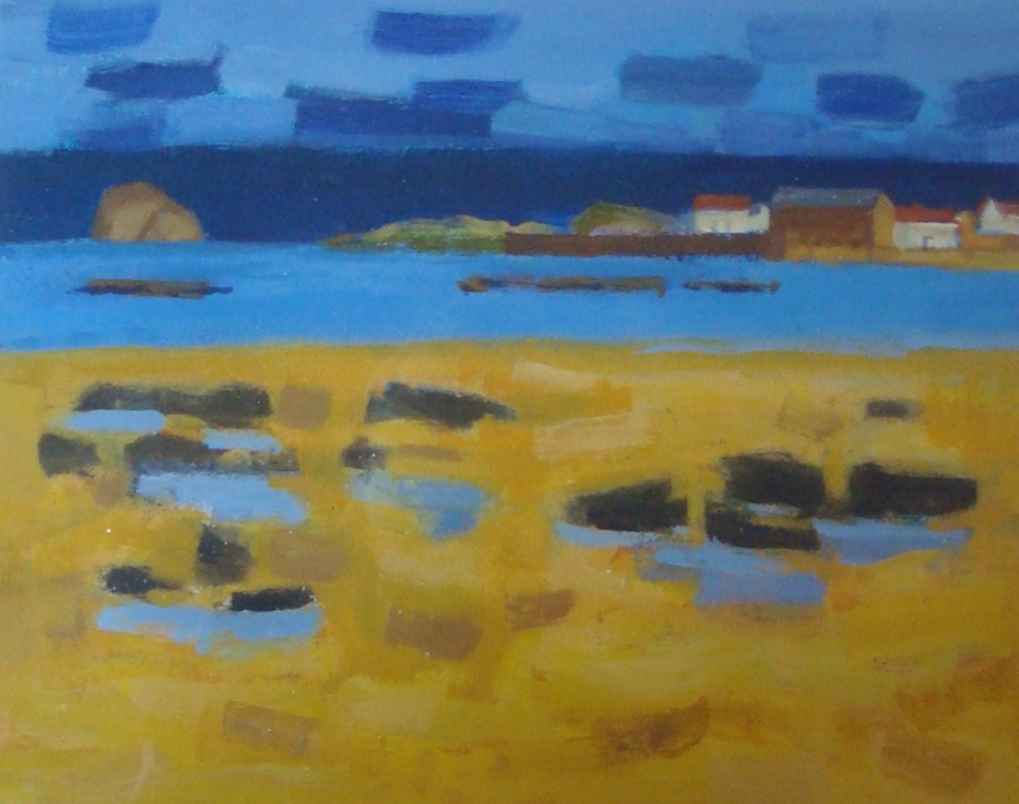 sea view from yellow beach