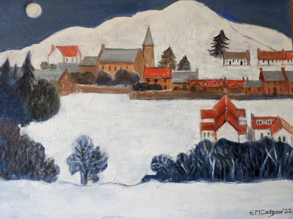 Garvald across the burn